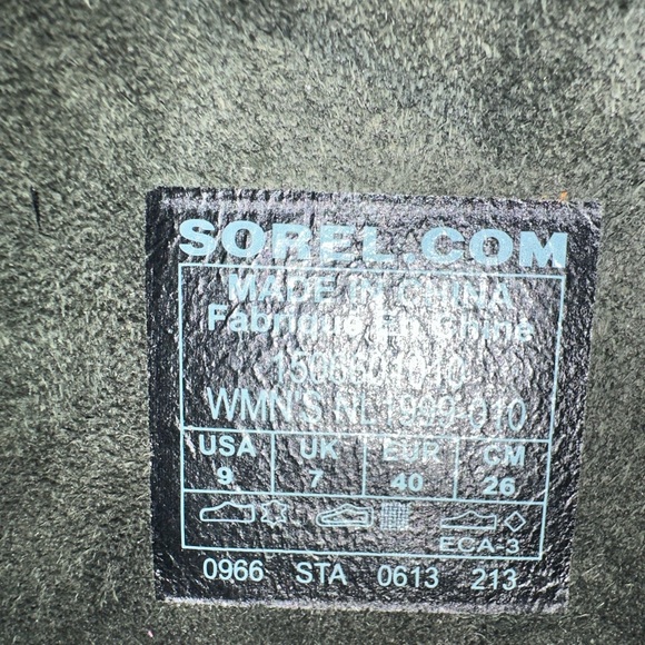 Sorel Scotia Waterproof Short Oiled Leather Biker Riding Boots Womens Sz 9 - Picture 7 of 7